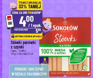 Słówki parówki z szynki Sokołów