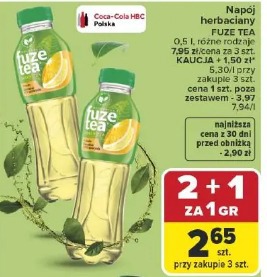 Fuze Tea napój herbaciany 0,5 l różne rodzaje