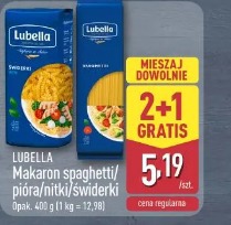 Lubella Makaron spaghetti/pióra/nitki/świderki