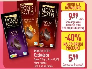 Moser Roth Czekolada