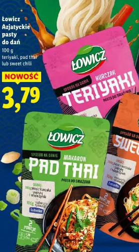 Łowicz Azjatyckie pasty do dań