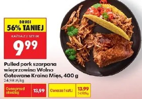 Pulled pork szarpana wieprzowina Wolno Gotowane Kraina Mięs