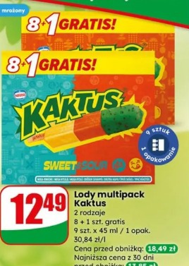 Lody multipack Kaktus