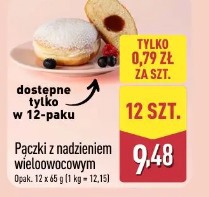 Pączki z nadzieniem wieloowocowym