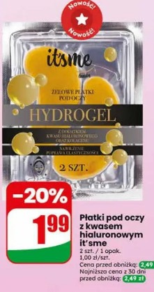 Płatki pod oczy z kwasem hialuronowym it'sme