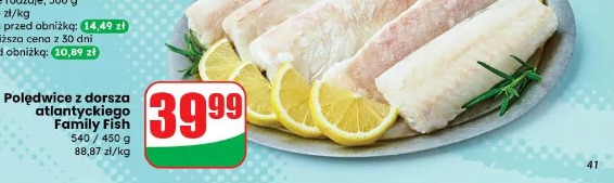 Polędwice z dorsza atlantyckiego Family Fish