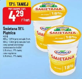 Śmietana 18% Piątnica
