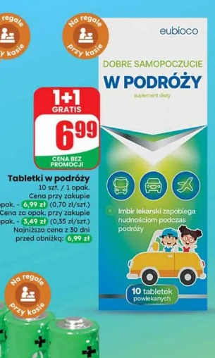 Eubioco tabletki w podróży