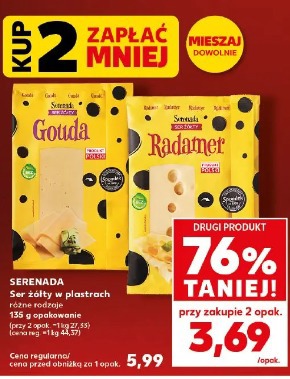 Serenada Ser żółty w plastrach różne rodzaje