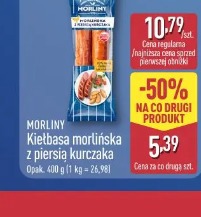 Morliny Kiełbasa morlińska z piersią kurczaka