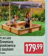 Playland drewniana piaskownica z daszkiem