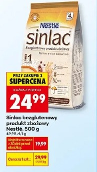 Sinlac bezglutenowy produkt zbożowy Nestlé