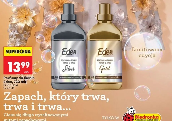 Perfumy do tkanin Eden Gold