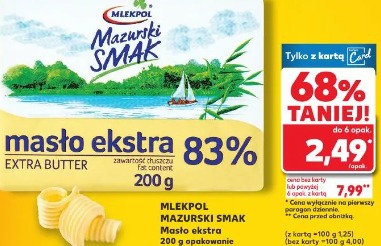 Mlekpol Mazurski Smak Masło ekstra