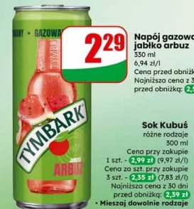 Napój gazowany Tymbark jabłko arbuz