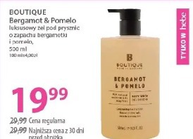Boutique Bergamot & Pomelo luksusowy żel pod prysznic o zapachu bergamotki i pomelo