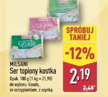 Milsani Ser topiony kostka