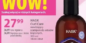 Hask Curl Care nawilżający szampon do włosów kręconych