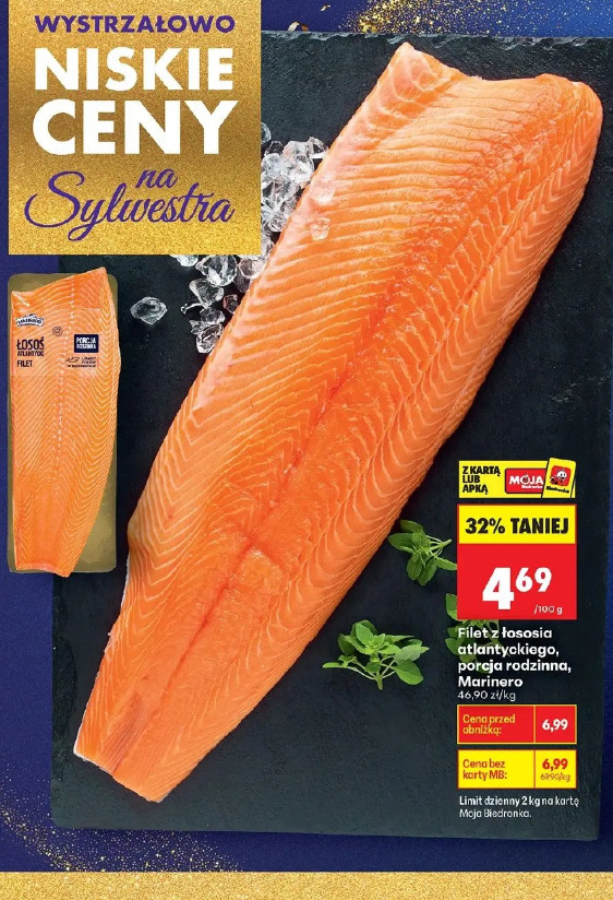 Filet z łososia atlantyckiego, porcja rodzinna Marinero