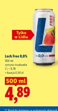 Lech Free 0,0% cytryna-truskawka