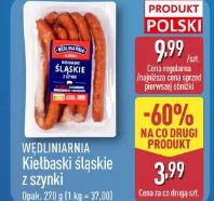 Wędlinarnia Kiełbaski śląskie z szynki