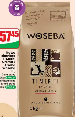 Kawa ziarnista Ti Meriti Crema E Aroma Woseba