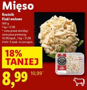 Rzeźnik flaki wołowe