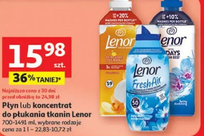 Płyn lub koncentrat do płukania tkanin Lenor
