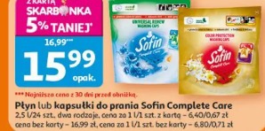Płyn lub kapsułki do prania Sofin Complete Care