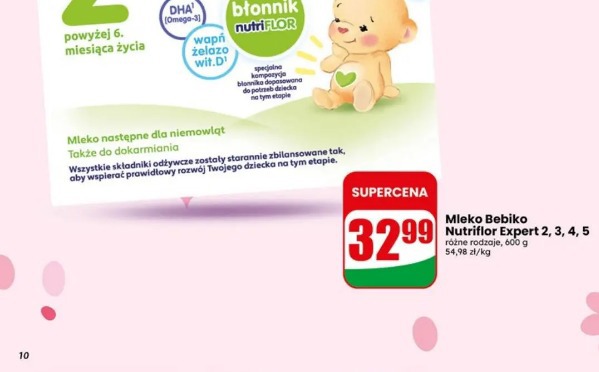 Mleko Bebiko Nutriflor Expert 2, 3, 4, 5