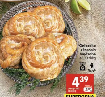 Gniazdka z łososia wędzone