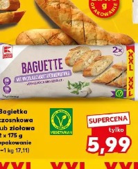 K-Classic Baguette czosnkowa lub ziołowa