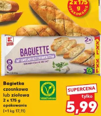 Bagietka czosnkowa lub ziołowa