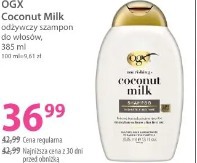 OGX Coconut Milk odżywczy szampon do włosów