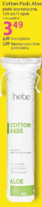 Hebe Basics Cotton Pads Aloe płatki kosmetyczne