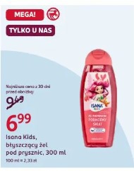Isana Kids, błyszczący żel pod prysznic
