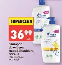Szampon do włosów Head&Shoulders, 800 ml