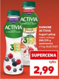 Jogurt pitny Danone Activia