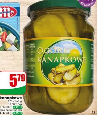 Ogórki kanapkowe