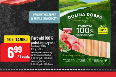 Parówki 100% polskiej szynki Godawsky