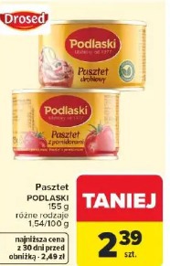 Pasztet Podlaski drobiowy, z pomidorami Drosed