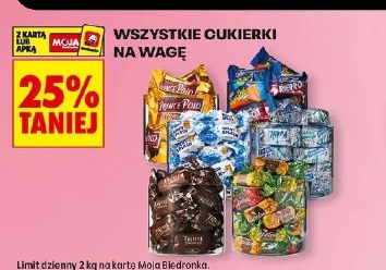 Wszystkie cukierki na wagę