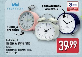 KronTaler Budzik w stylu retro