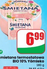 Śmietana termostatowa BIO 10% Ymielko