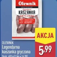 OLEWNIK Legendarna kaszanka gryczana