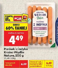 Parówki z indyka Kraina Wędlin Nature