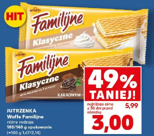 Jutrzenka Wafle Familijne klasyczne