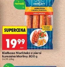 Kiełbasa Morlińska z piersi kurczaka Morliny