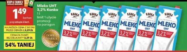 Mleko UHT 3,2% Kanka