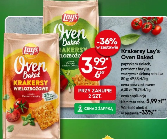 Krakersy Lay’s Oven Baked